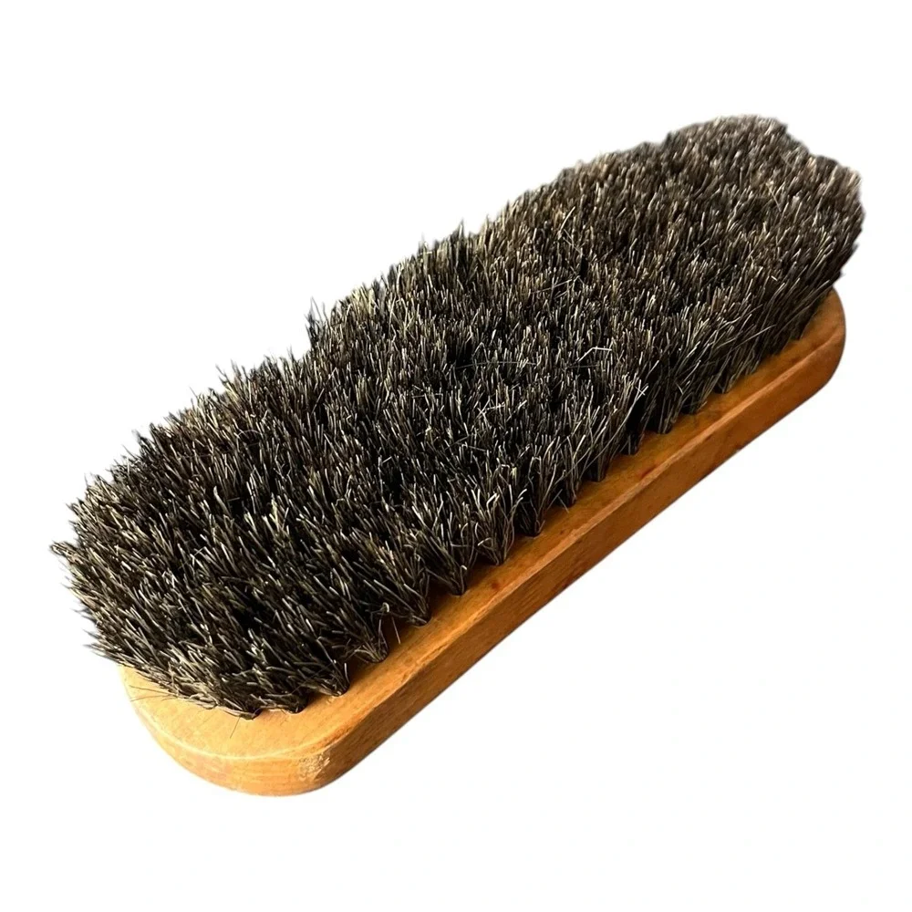 Vintage Thom McAn Boot Master Brush Shoe Shine 100% Horse Hair 6.5